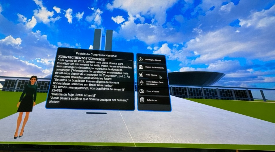 REALIDADE VIRTUAL | Pesquisadores da UnB criam viagem multissensorial pela arquitetura da capital federal