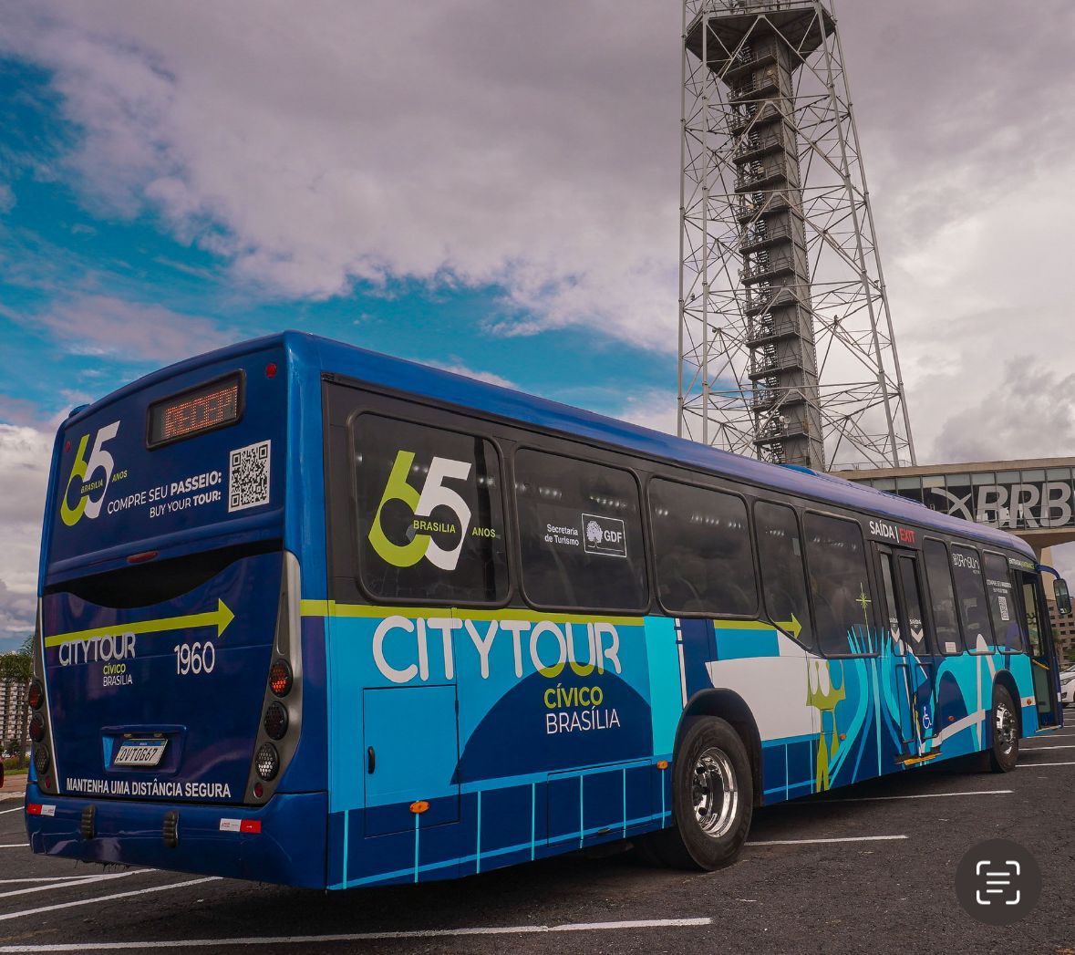 CITY TOUR CÍVICO | Ônibus fará passeio gratuito nos principais cartões-postais de Brasília durante a comemoração dos 65 anos da cidade