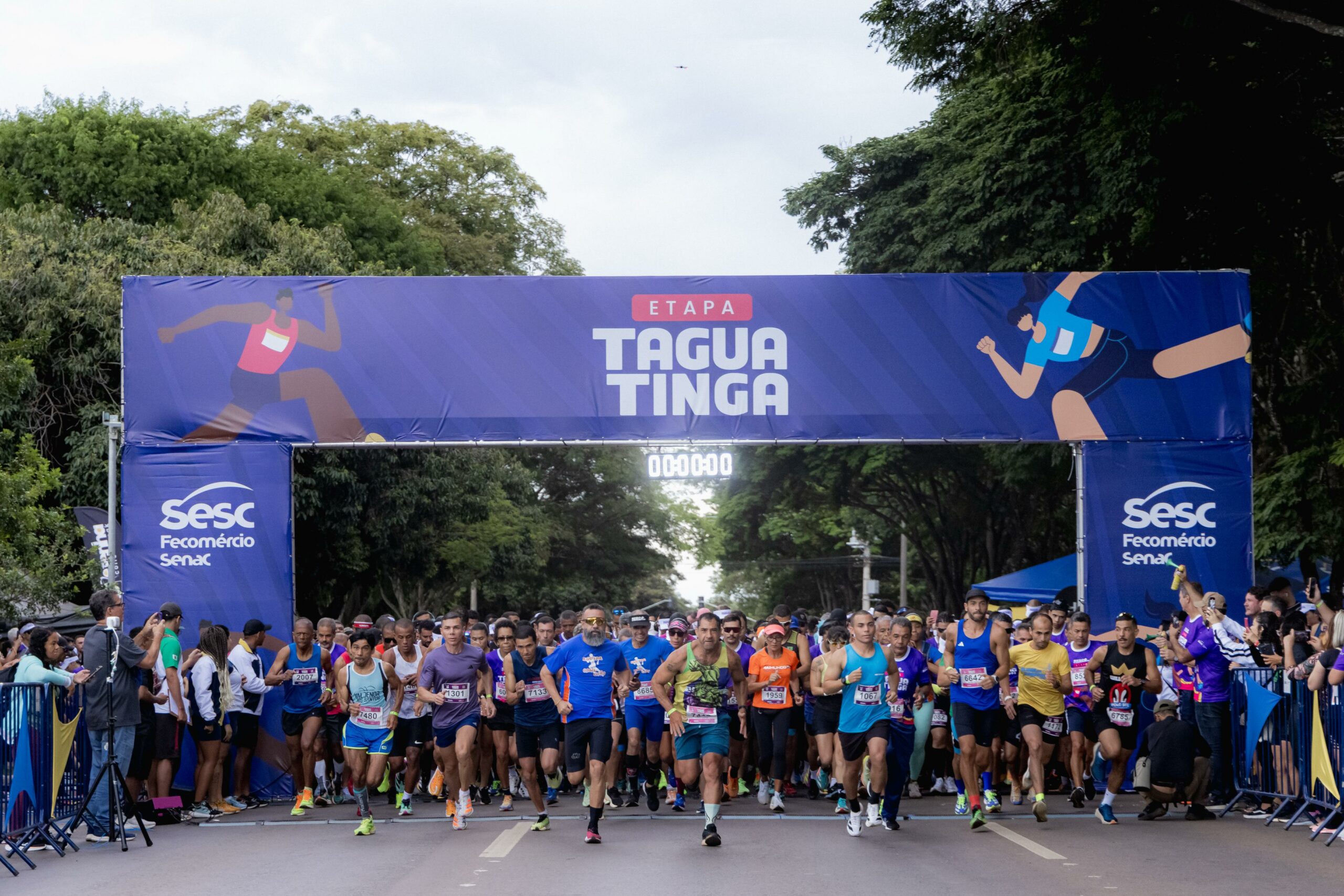 SESC + CORRIDAS | Mais de 4,2 mil corredores participam da etapa de Taguatinga