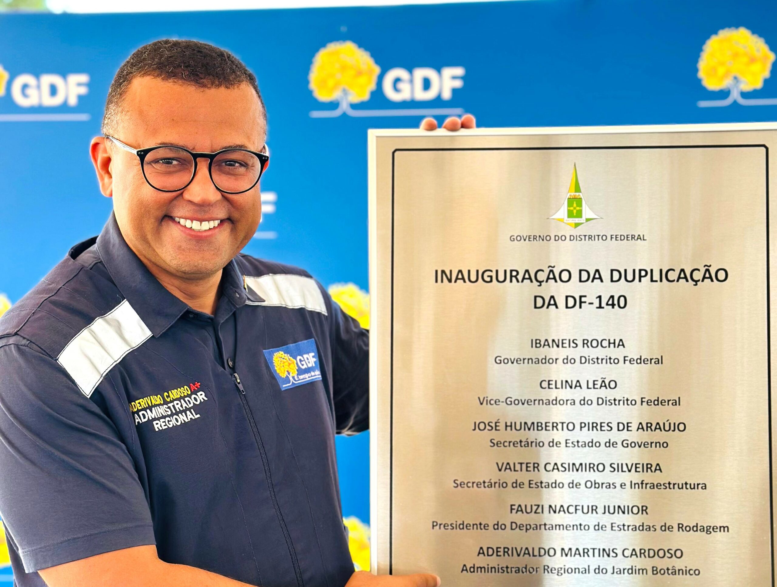 Aderivaldo Cardoso se despede do Jardim Botânico