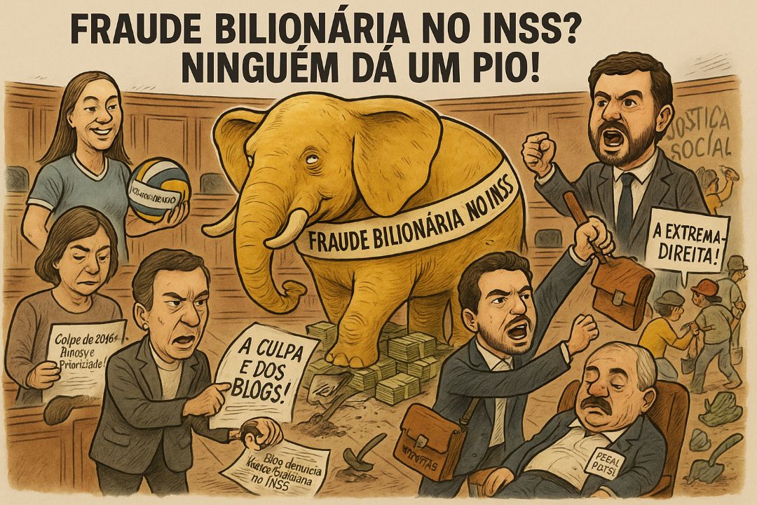 NINGUÉM DÁ UM PIO | Fraude bilionária no INSS cala esquerda brasiliense, já enfraquecida pelo governo Lula