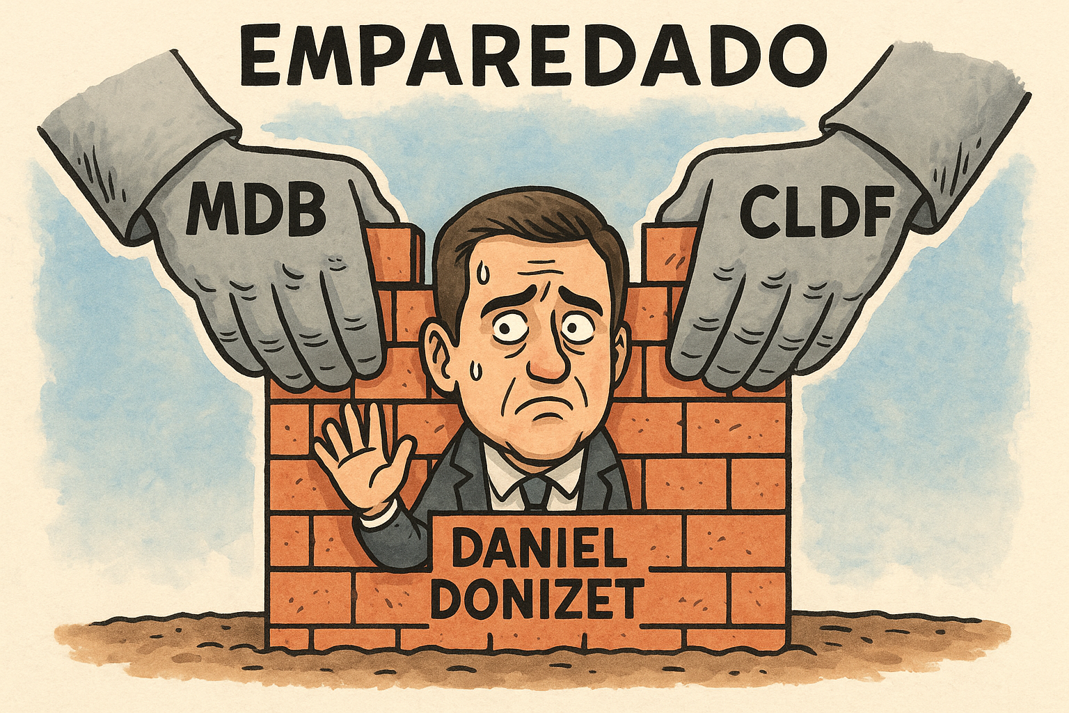 EMPAREDADO PELO MDB E CLDF | Daniel Donizet pede licença do mandato por 60 dias