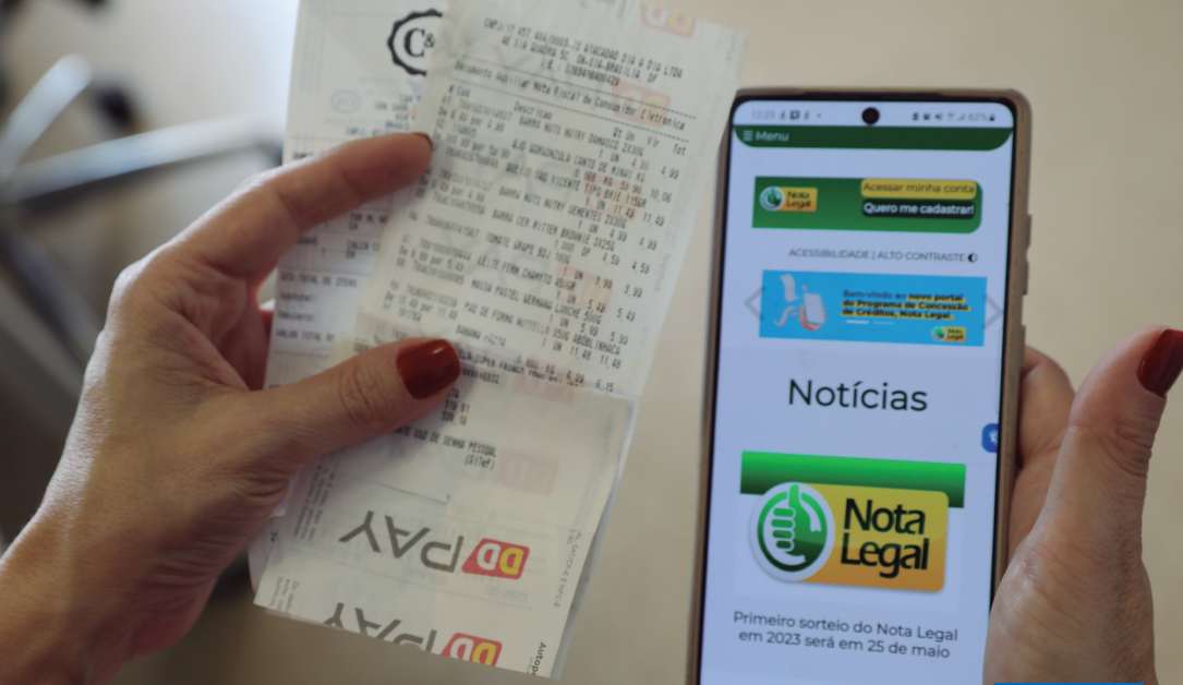 NOTA LEGAL | Contribuinte já pode indicar conta bancária para receber créditos em dinheiro do programa