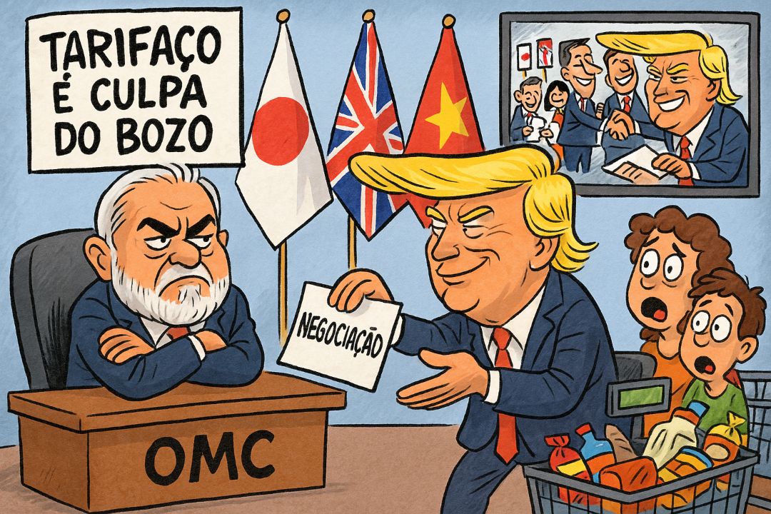 ENQUANTO O MUNDO NEGOCIA COM TRUMP | Lula faz política com tarifaço e vai deixar o povo pagar a conta