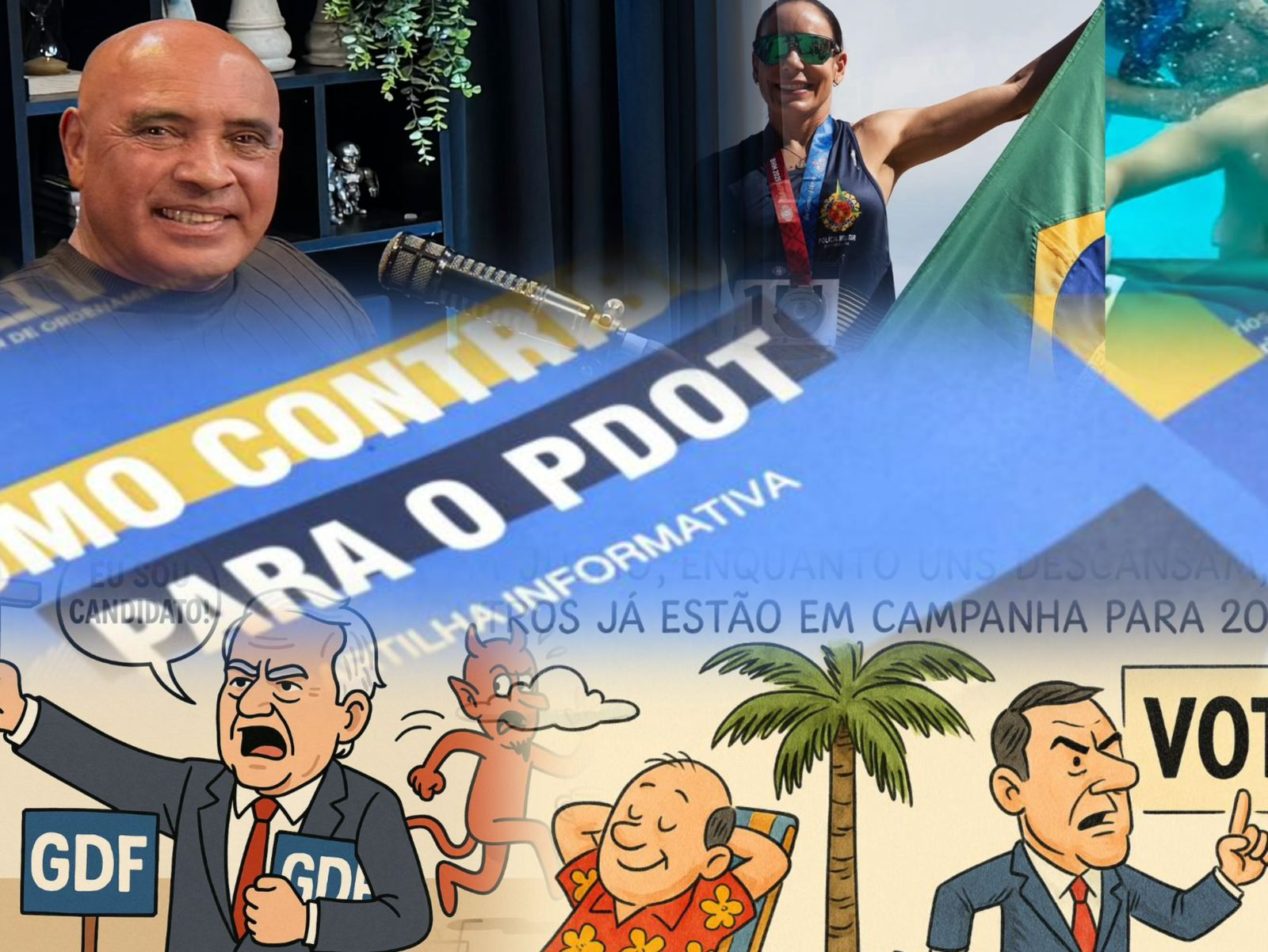 O FINO DA POLÍTICA | Wellington Luiz quer continuar no comando do MDB-DF