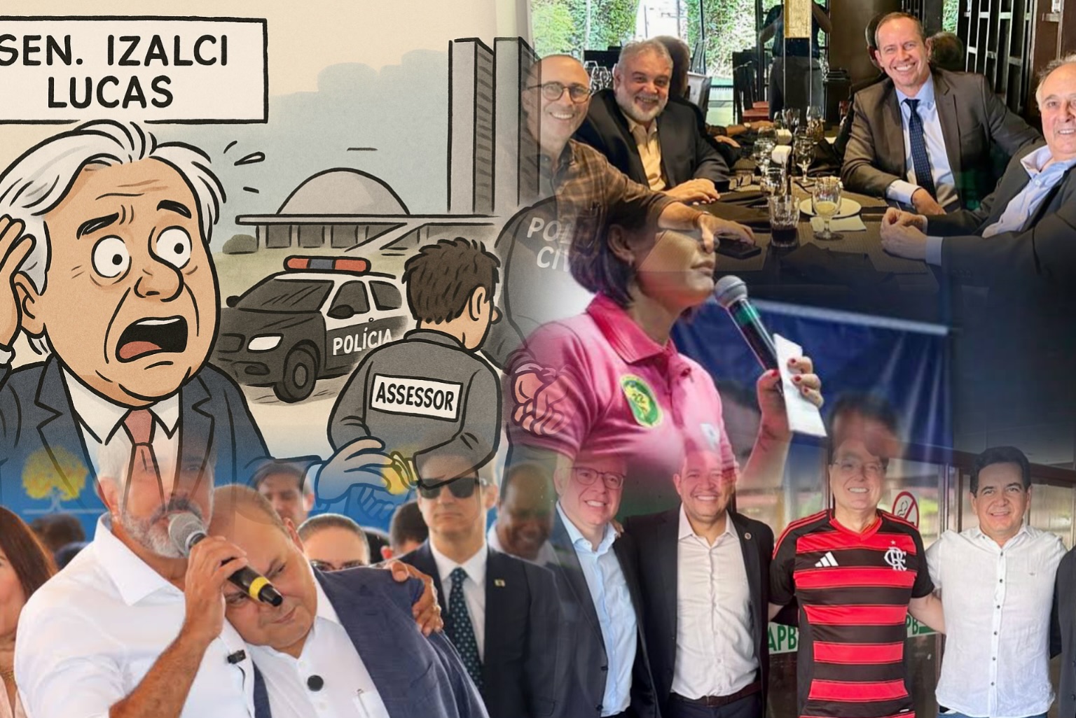 O FINO DA POLÍTICA | Polícia desmonta time de Izalci