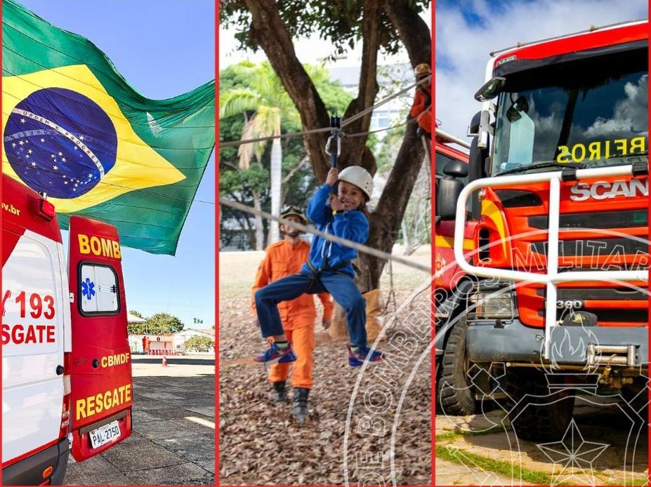 Semana da Pátria: Corpo de Bombeiros do DF fará participação com exposição no Parque e desfile na parada militar do 7 de setembro
