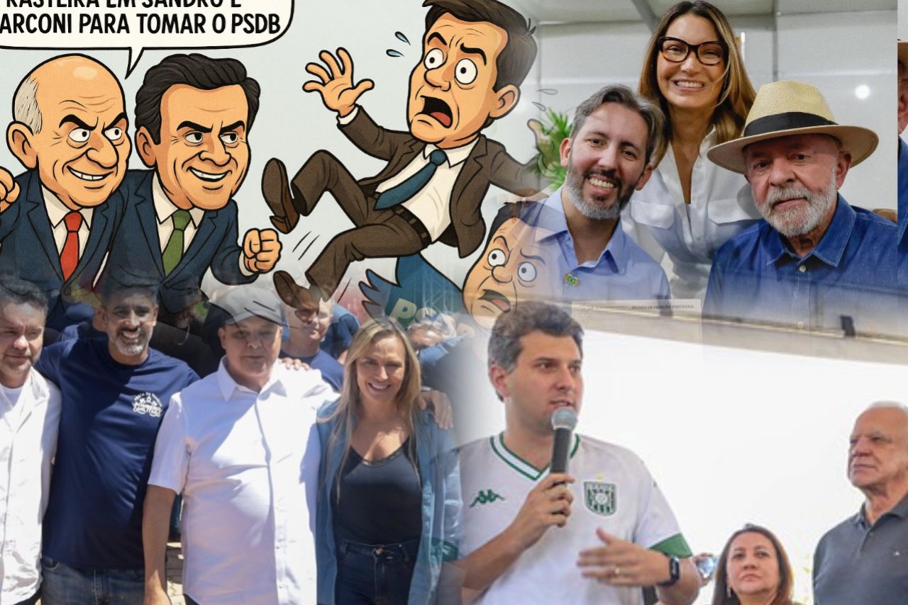 O FINO DA POLÍTICA: Arruda e Aécio planejam rasteira em Sandro e Marconi para tomar o PSDB