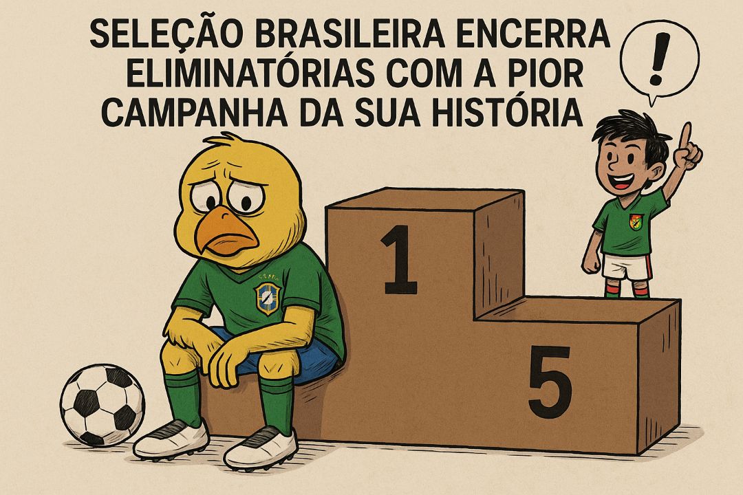 Seleção Brasileira encerra Eliminatórias com a pior campanha de sua história