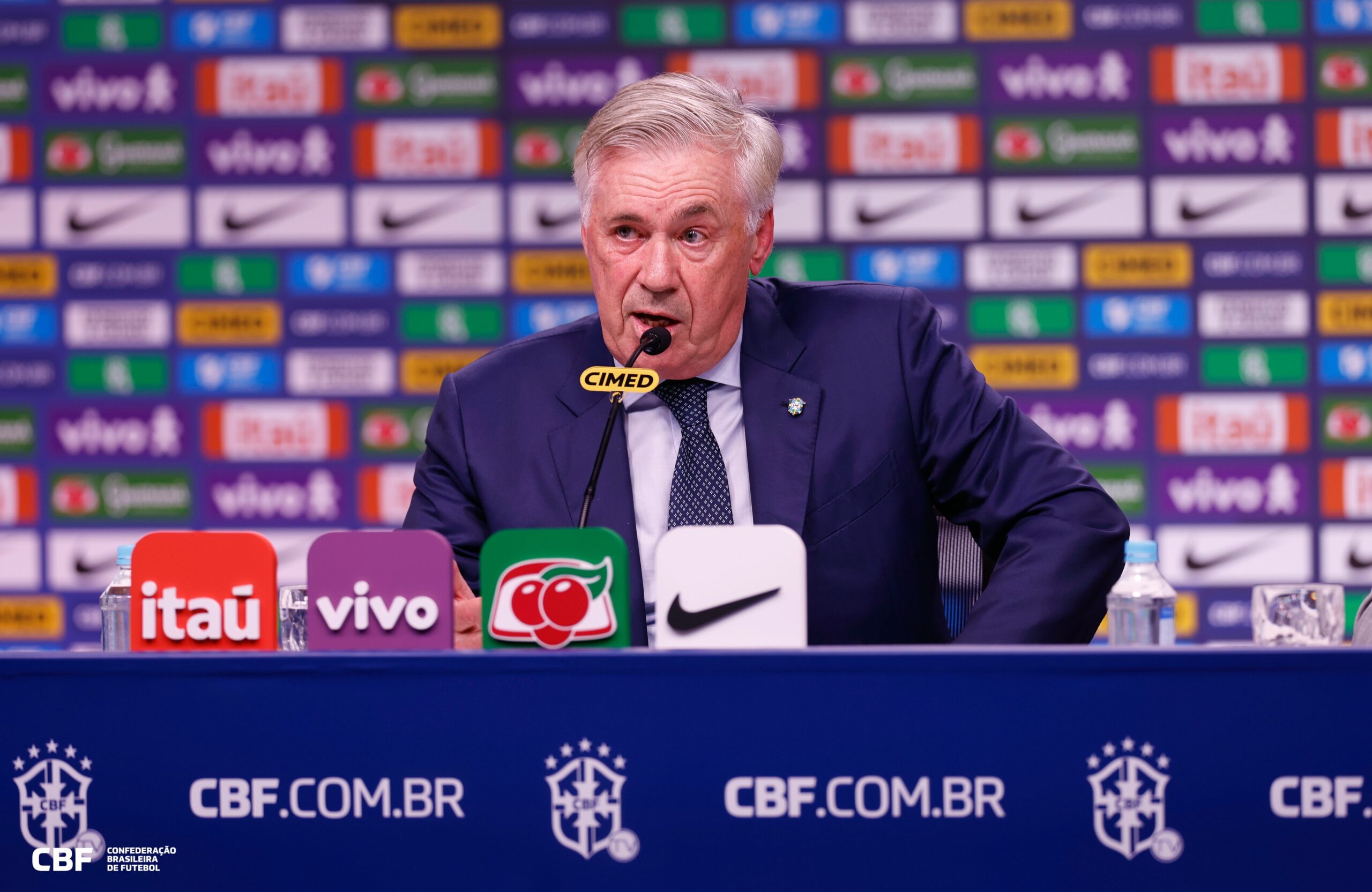 Seleção Brasileira: Carlo Ancelotti anuncia convocação para amistosos contra Coreia do Sul e Japão nesta quarta (1º)