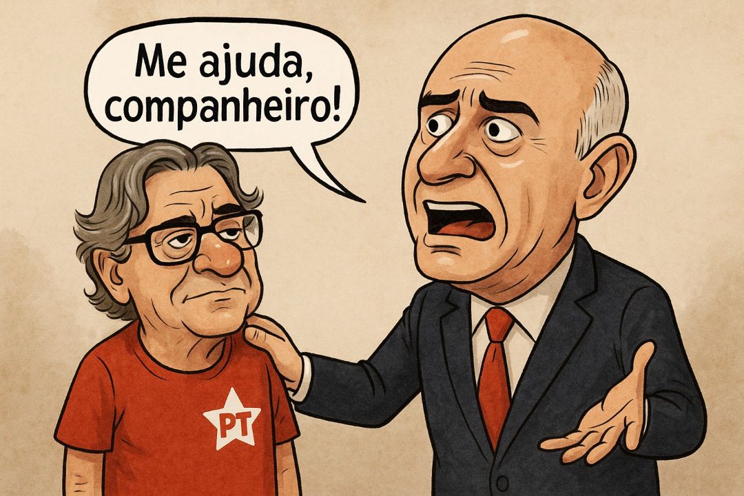 Abram os olhos, companheiros! Arruda pede socorro ao amigo José Dirceu do PT para voltar à política