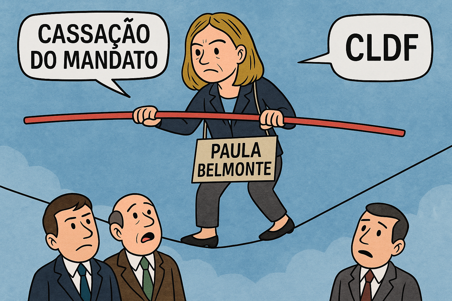 Na corda bamba: Distritais vão decidir se cassam ou não o mandato de Paula Belmonte