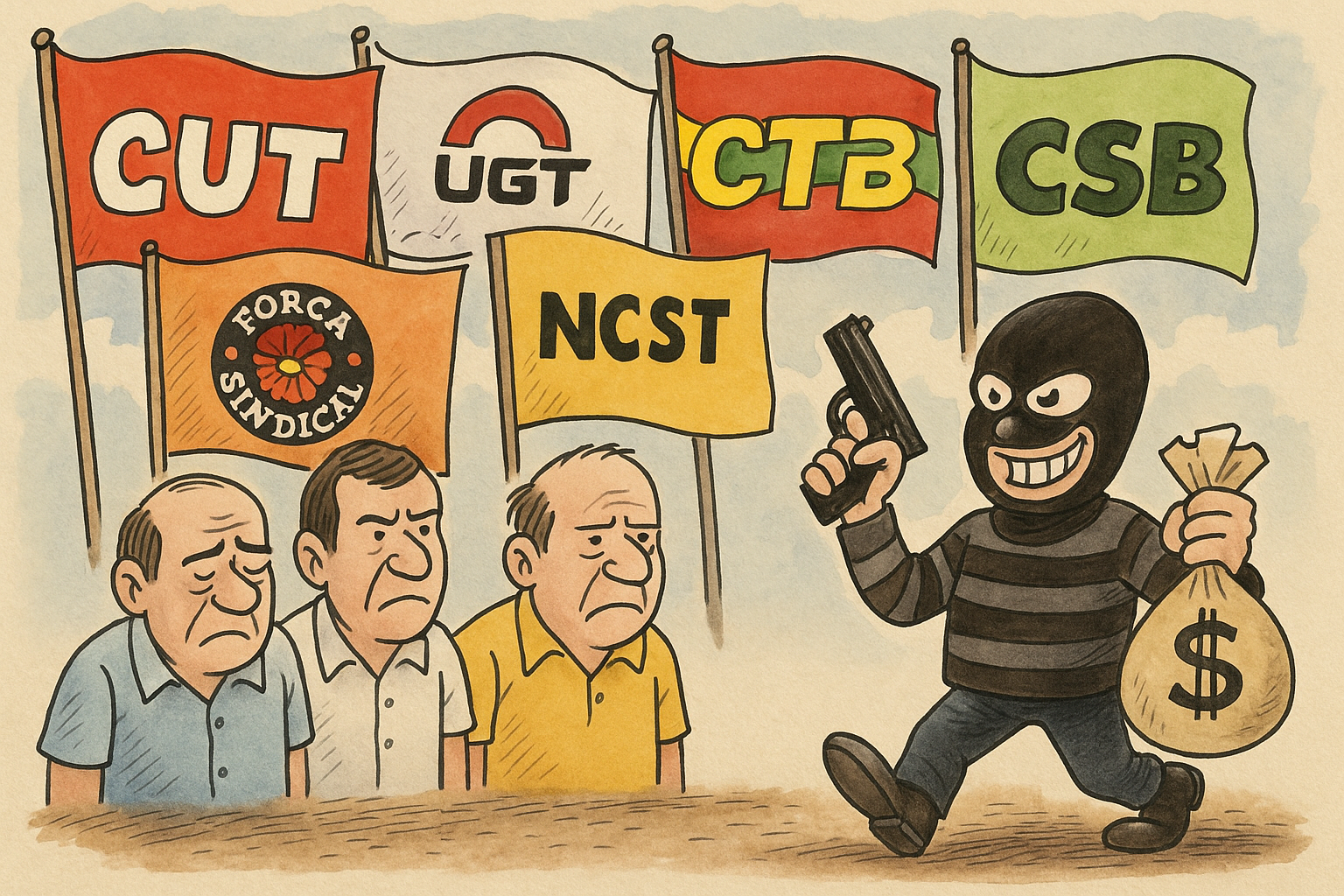 Bandeiras, bandeirolas e bandidos