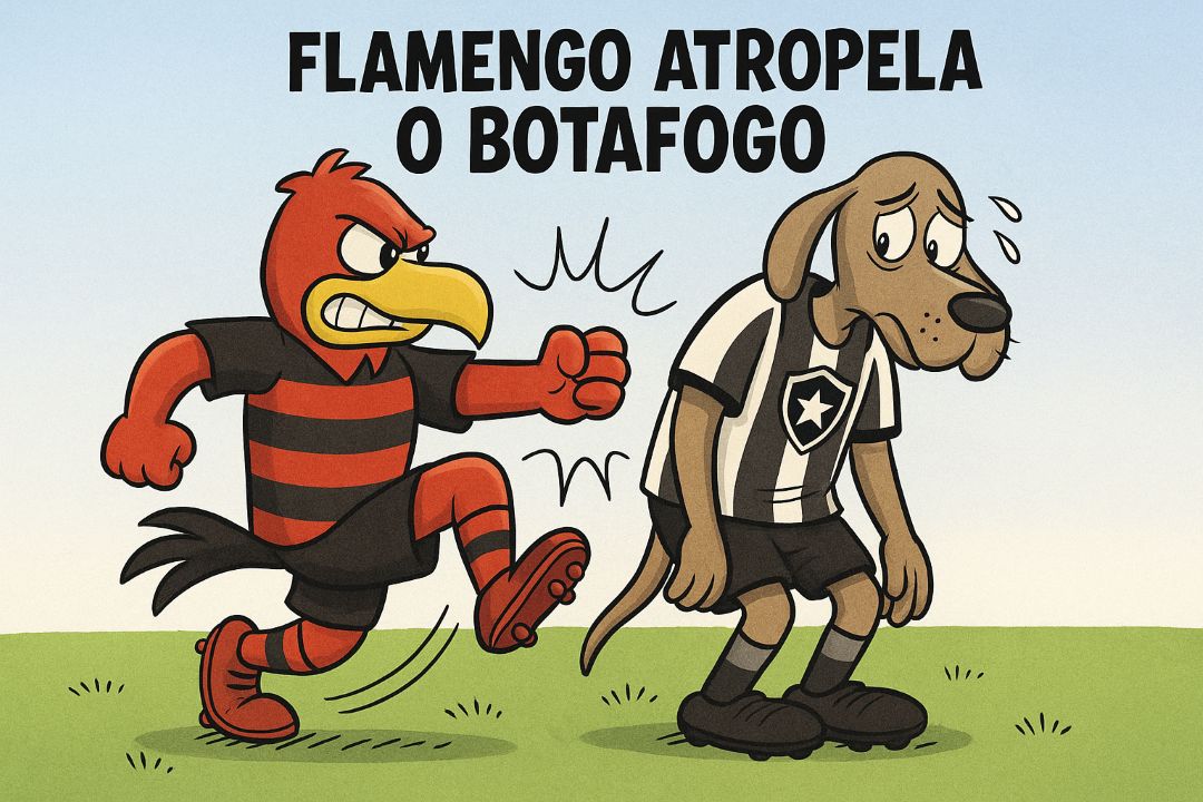 Flamengo atropela o Botafogo no Nilton Santos, encosta no líder e aumenta crise no rival