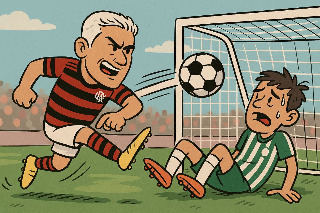 Flamengo vence o Palmeiras em jogo quente no Maracanã e encosta na liderança do Brasileirão