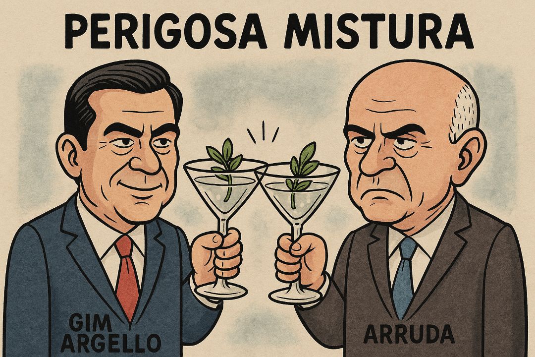 Gim com Arruda: a perigosa mistura que pode causar a morte do DF