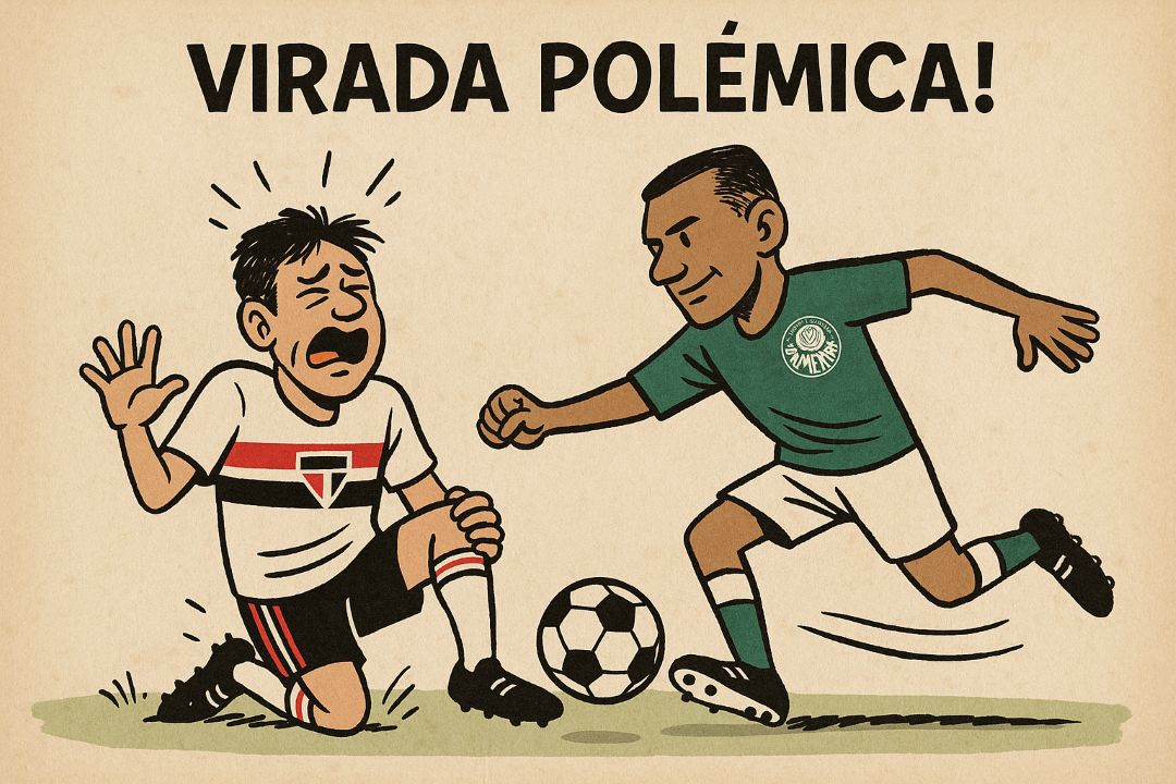 São Paulo 2×3 Palmeiras: virada polêmica marca clássico da 27ª rodada do Brasileirão 2025