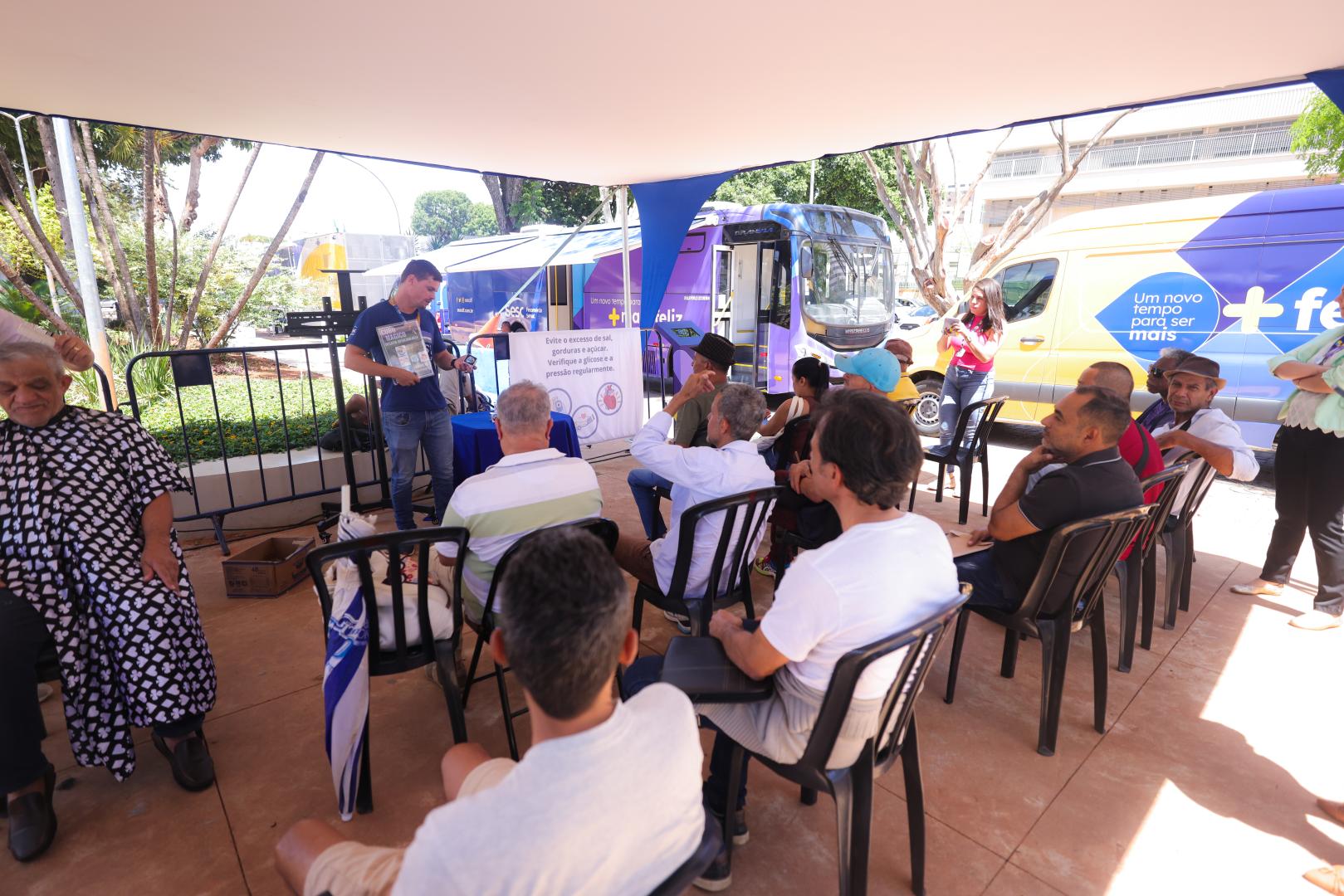 Novembro Azul: Sesc-DF promove ação de prevenção ao câncer de próstata em Taguatinga