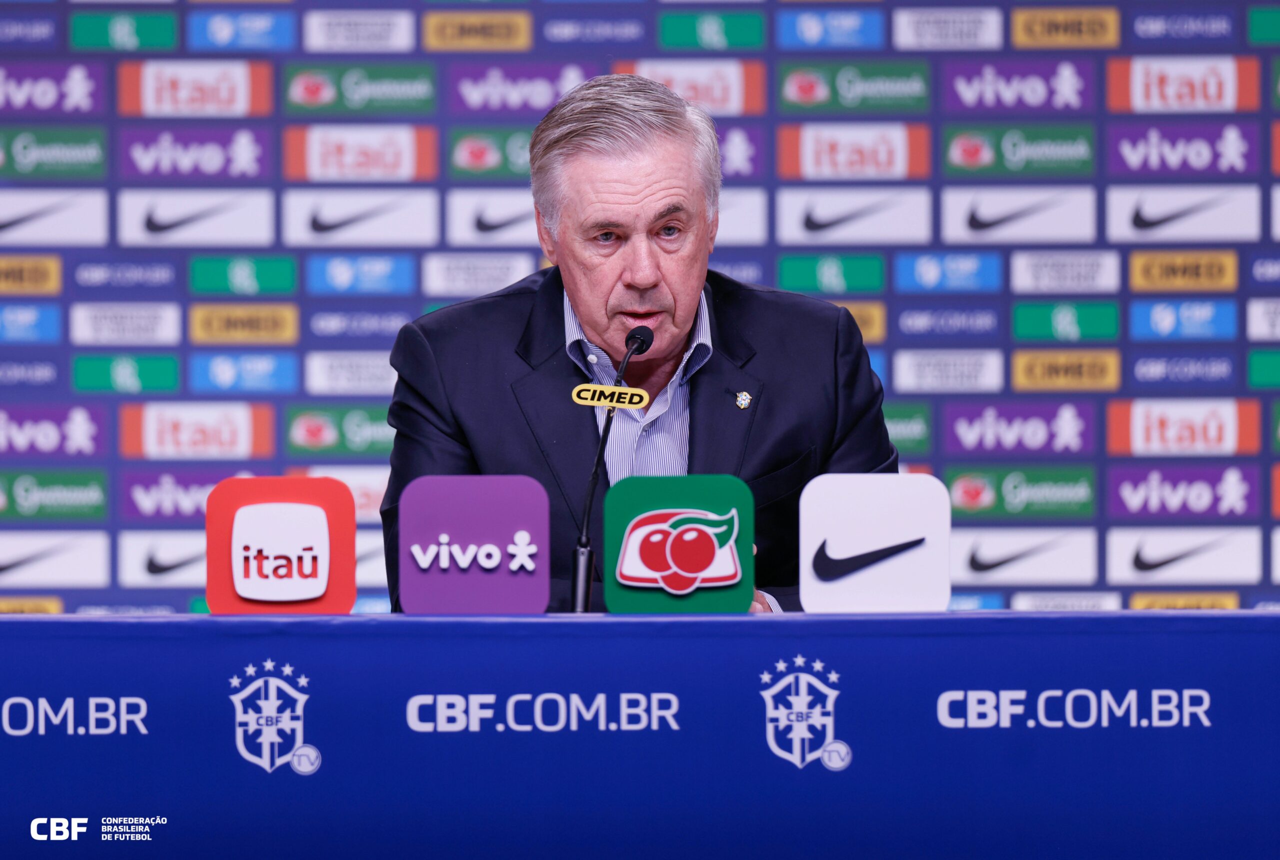 Seleção Brasileira é convocada por Carlo Ancelotti para amistosos contra Senegal e Tunísia na Europa