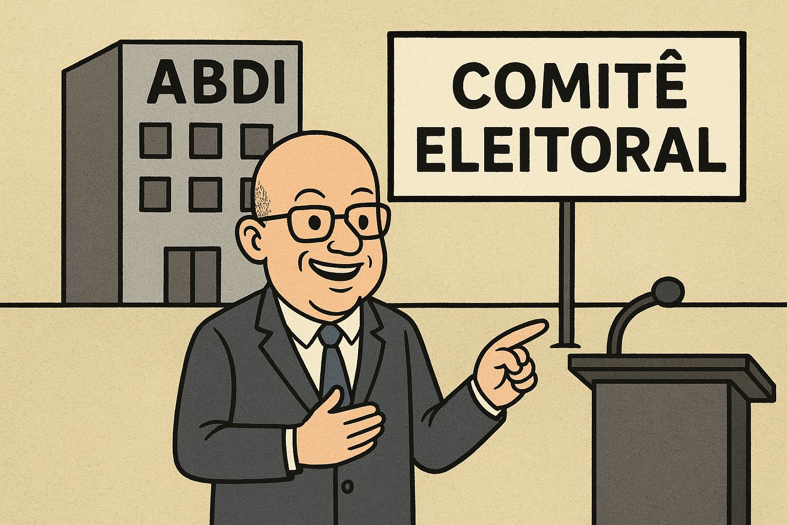 Cappelli transforma a ABDI em comitê eleitoral para se autopromover para 2026