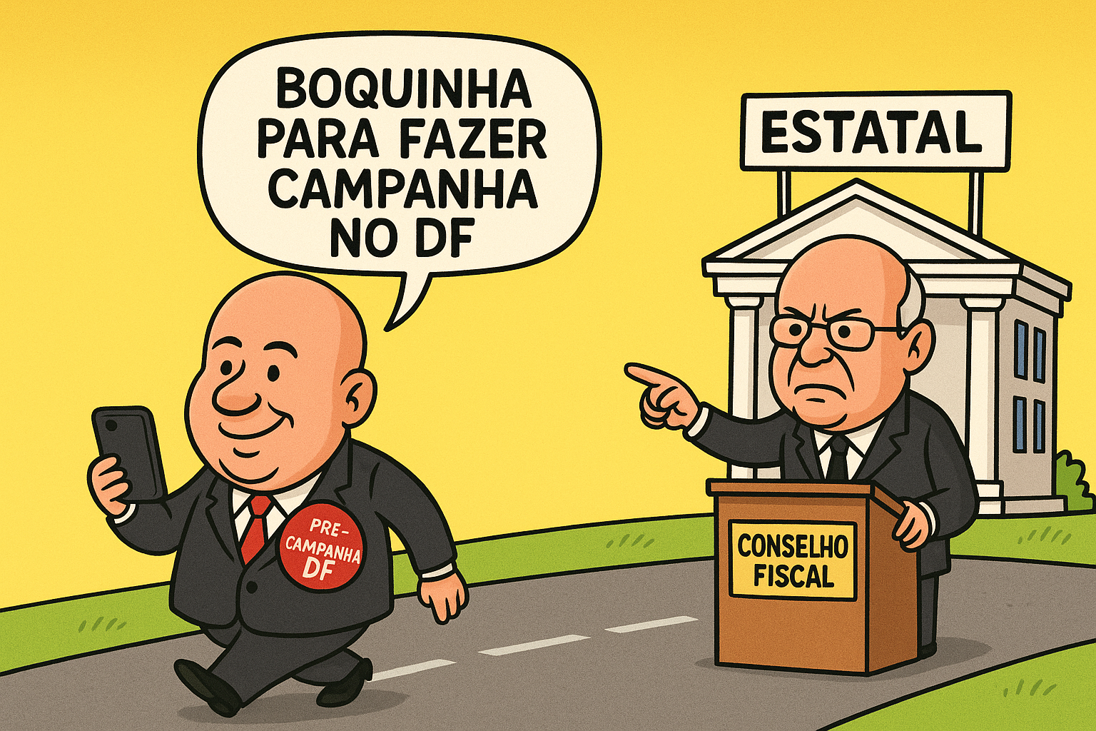 Brandão garante boquinha para Cappelli fazer campanha no DF enquanto o povo maranhense vive na extrema pobreza