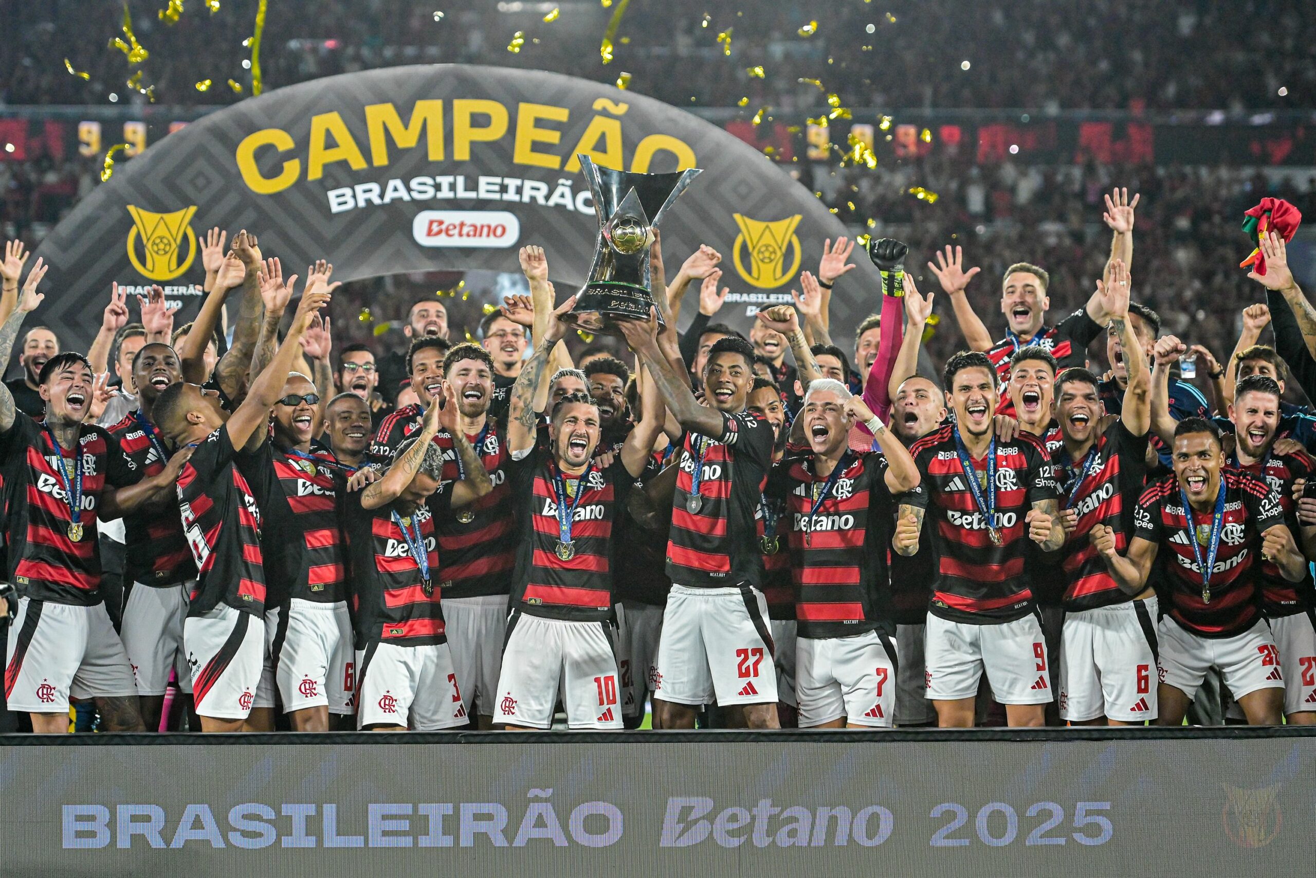 Após cinco anos: Flamengo volta a conquistar o Brasileirão ao bater o Ceará no Rio