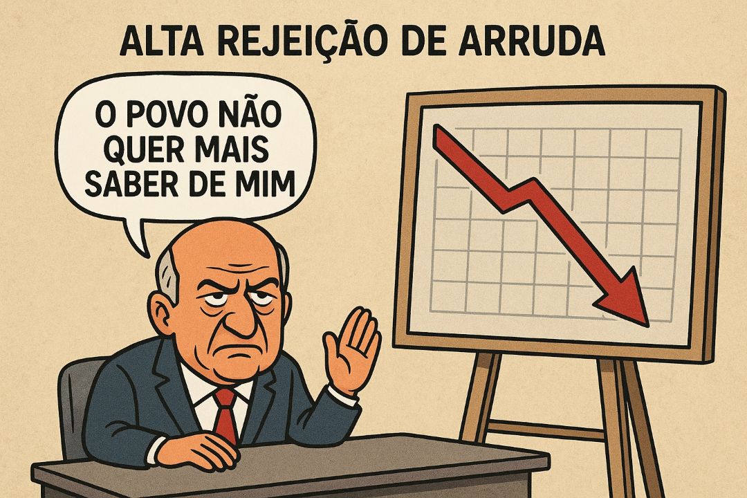 Alta rejeição de Arruda sinaliza que o povo não quer mais saber dele