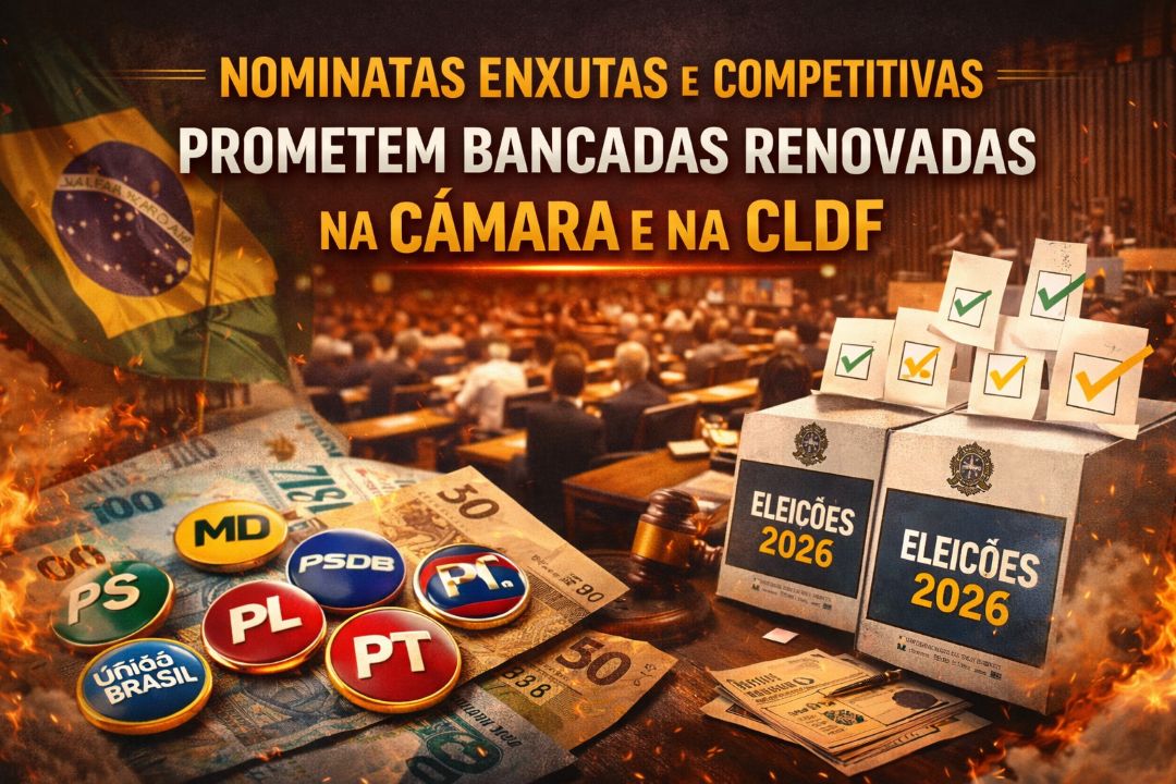 Nominatas enxutas e competitivas prometem bancadas renovadas na Câmara e na CLDF