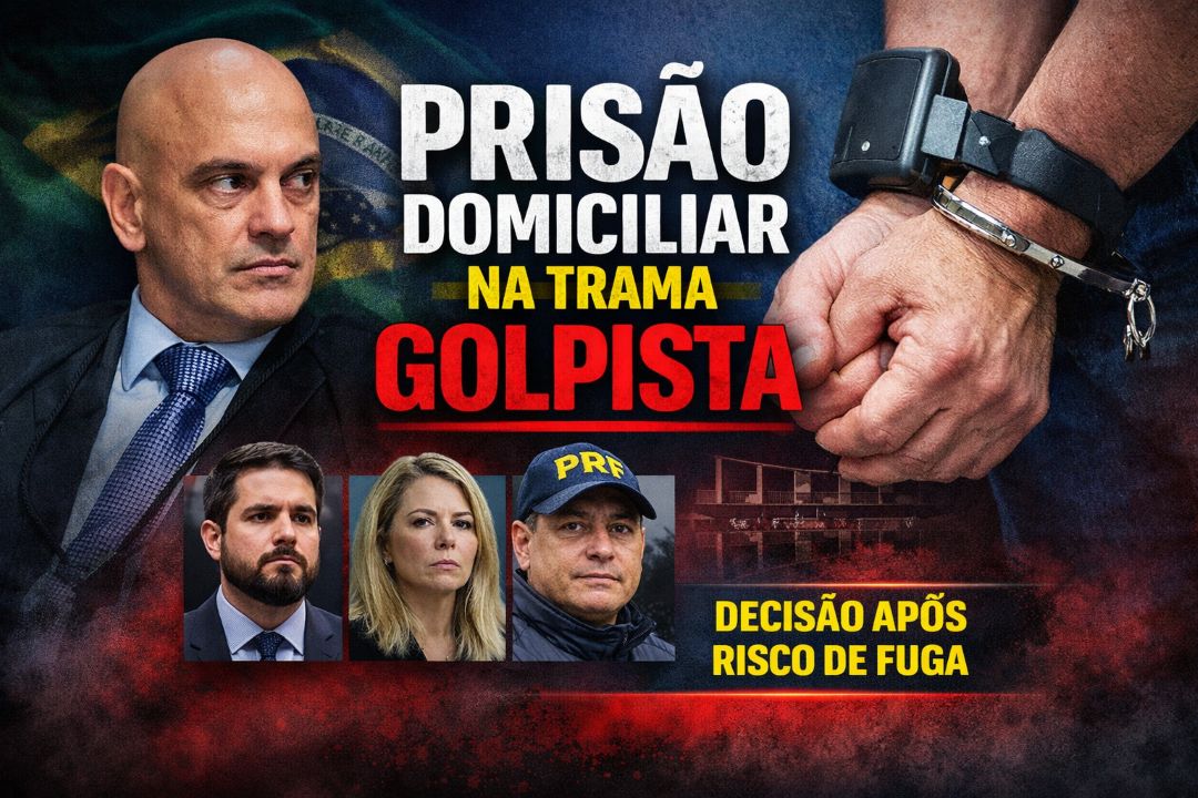 Após tentativa de fuga de Silvinei, Moraes determina a prisão domiciliar de outros condenados na trama golpista