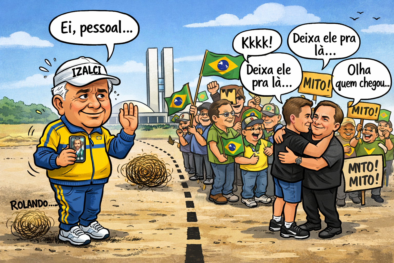 Izalci tentou tirar proveito e foi ignorado por bolsonaristas