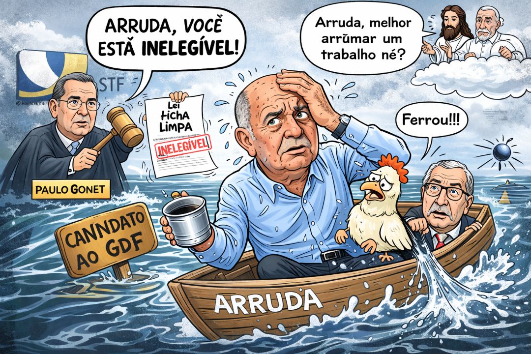 Presente de aniversário amargo: PGR se posiciona contra mudanças na Lei da Ficha Limpa e põe em xeque candidatura do inelegível Arruda ao GDF