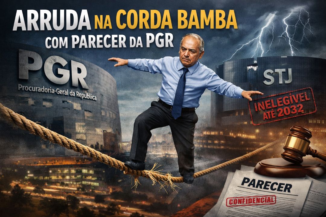 Arruda na corda bamba com parecer da PGR