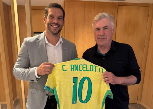 CBF negocia renovação de Carlo Ancelotti até a Copa do Mundo de 2030
