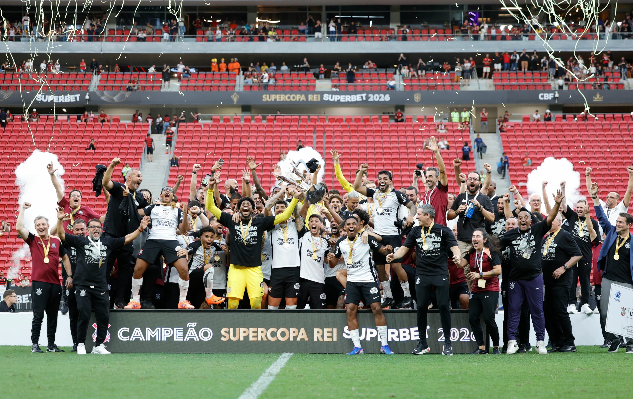 Supercopa Rei 2026: Corinthians vence o Flamengo e conquista o segundo título do torneio