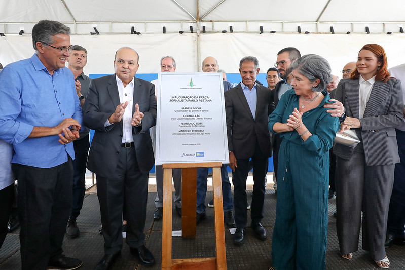 Praça Paulo Pestana: Ibaneis Rocha eterniza legado de jornalista com homenagem no Lago Norte