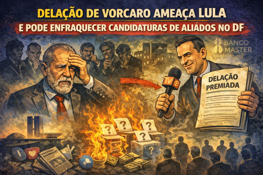 Delação de Vorcaro ameaça Lula e pode enfraquecer candidaturas de aliados no DF