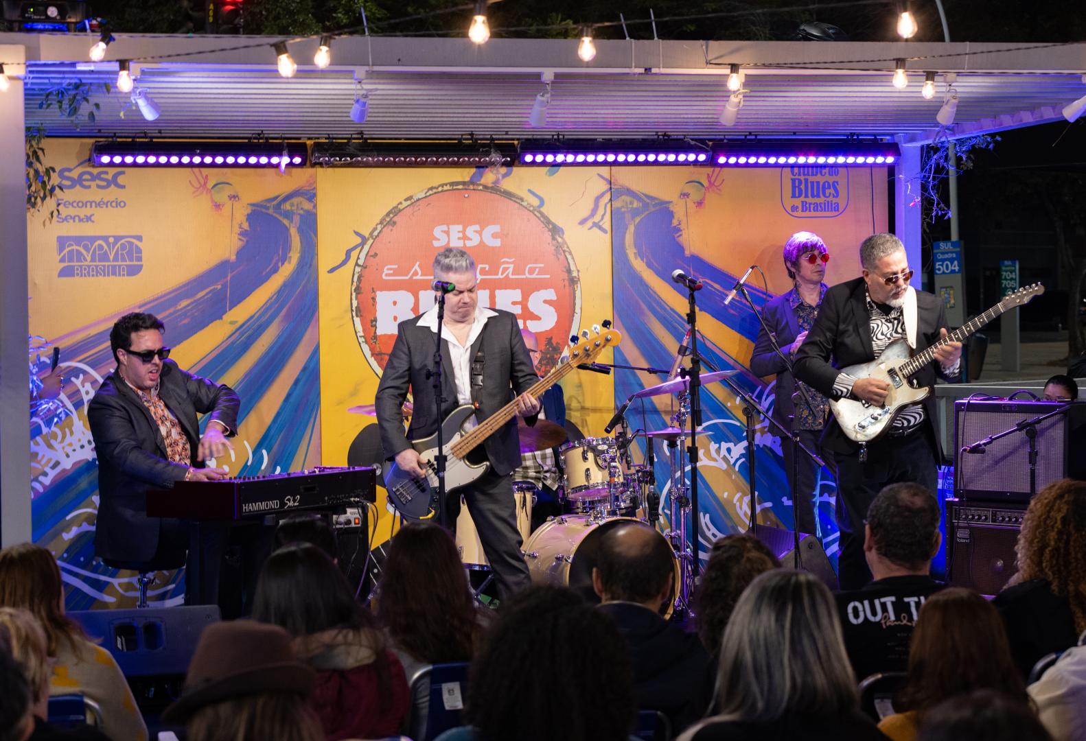Sesc Estação Blues 2026 abre temporada com shows gratuitos na 504 Sul