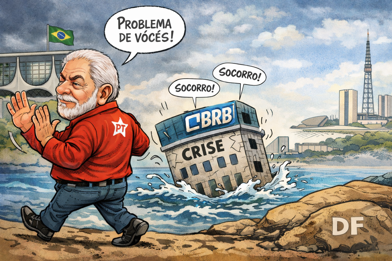 Governo Lula nega socorro ao BRB e amplia desgaste político no DF  