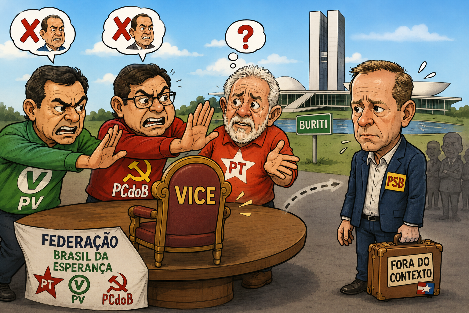 PV e PCdoB rejeitam Cappelli e cobram PT por vaga de vice na chapa de Grass ao Buriti