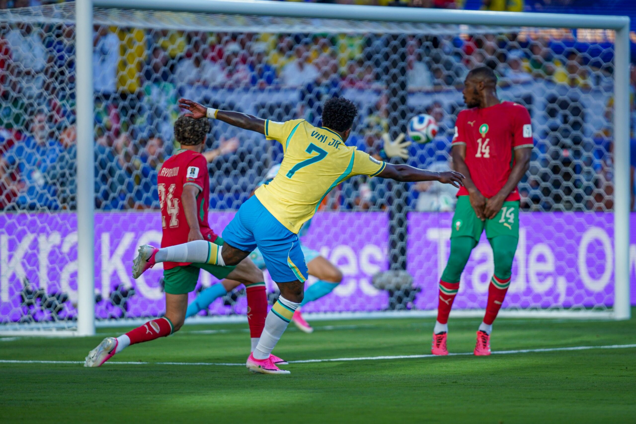 Brasil empata com Marrocos na estreia da Copa do Mundo 2026; Vinicius Júnior marca e Seleção soma primeiro ponto