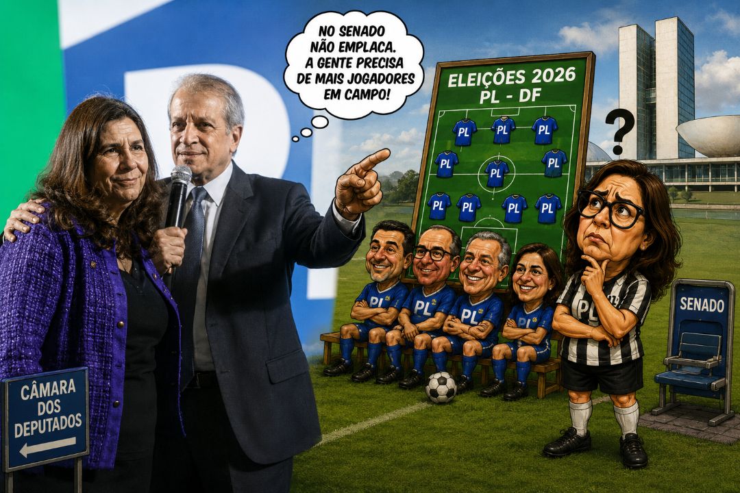 Valdemar Costa Neto quer barrar candidatura de Bia Kicis ao Senado para ampliar bancada do PL na Câmara Federal