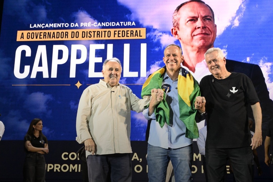 Sob as bênçãos de ex-governadores mal-avaliados, Cappelli lança pré-candidatura ao GDF