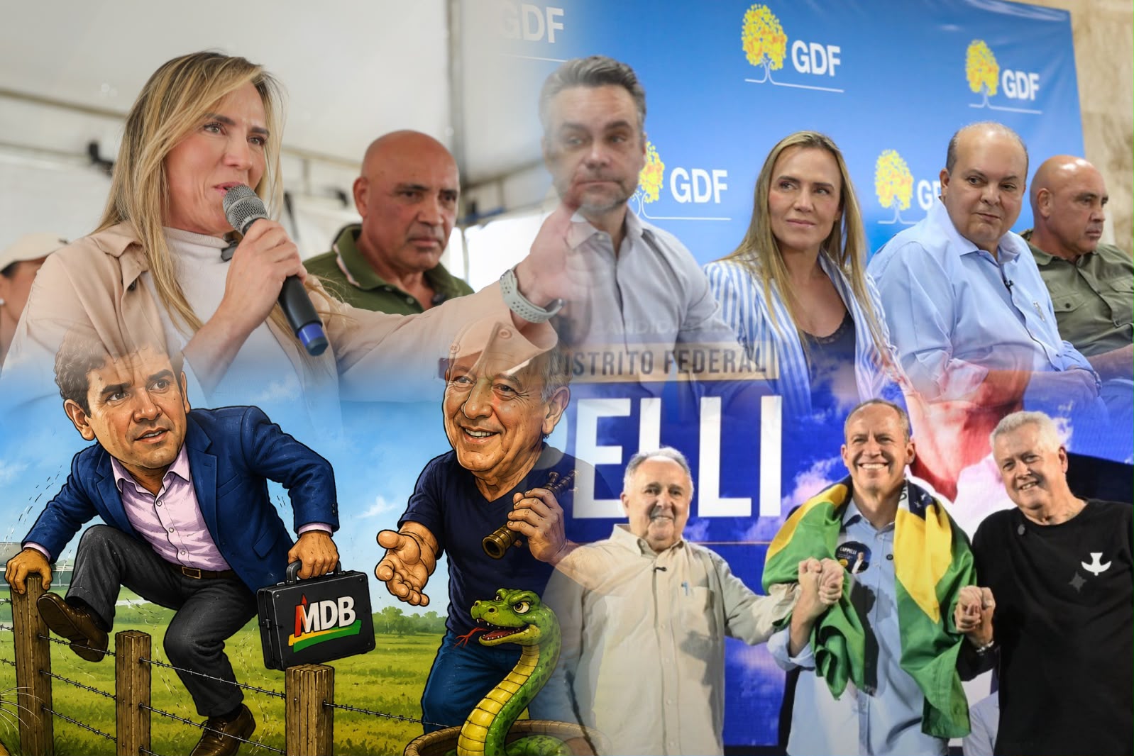 Com racha no MDB-DF, aliados defendem Wellington Luiz como vice na chapa de Celina Leão ao Buriti