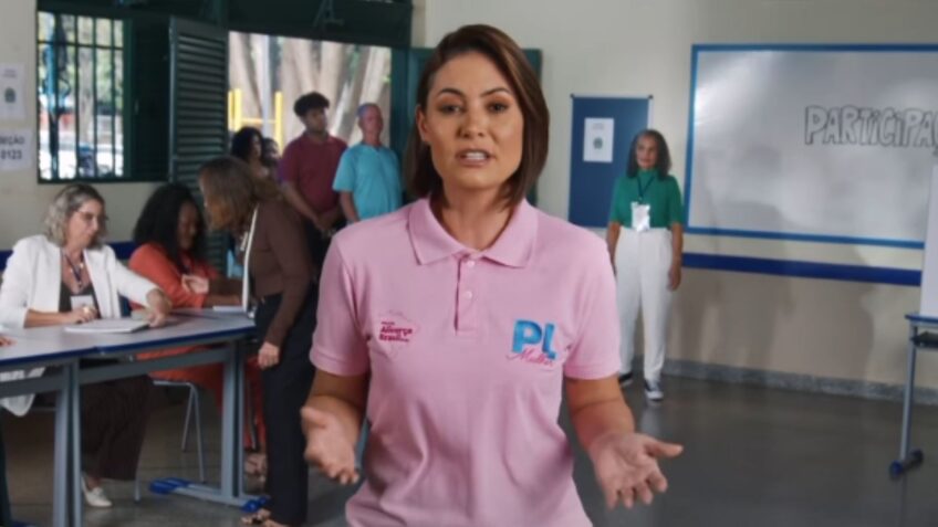 Michelle Bolsonaro incentiva apoiadores a atuarem como mesários voluntários e fiscais eleitorais