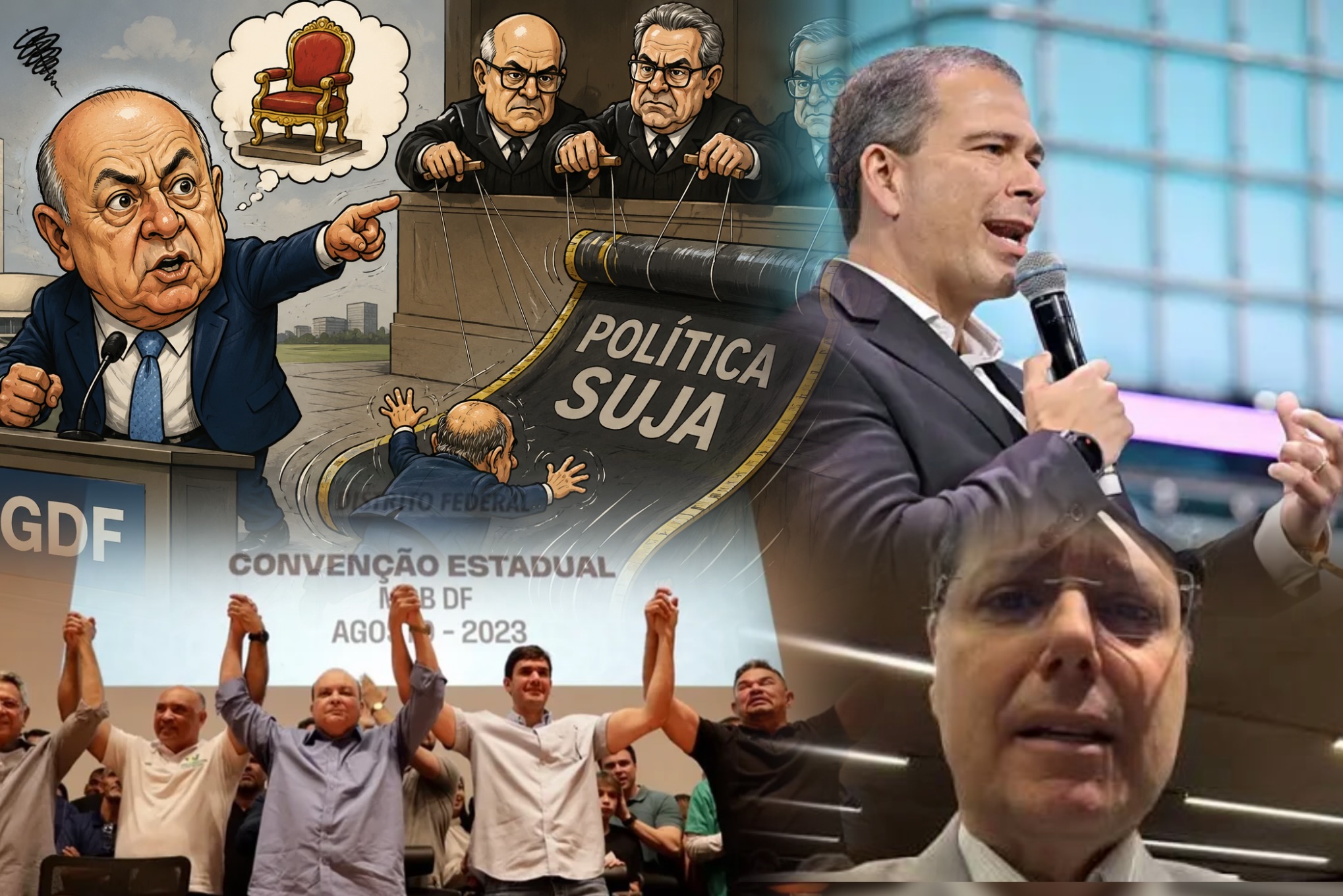 Arruda acusa desembargadores de fazer parte da “política suja” para tirá-lo da disputa ao GDF no tapetão