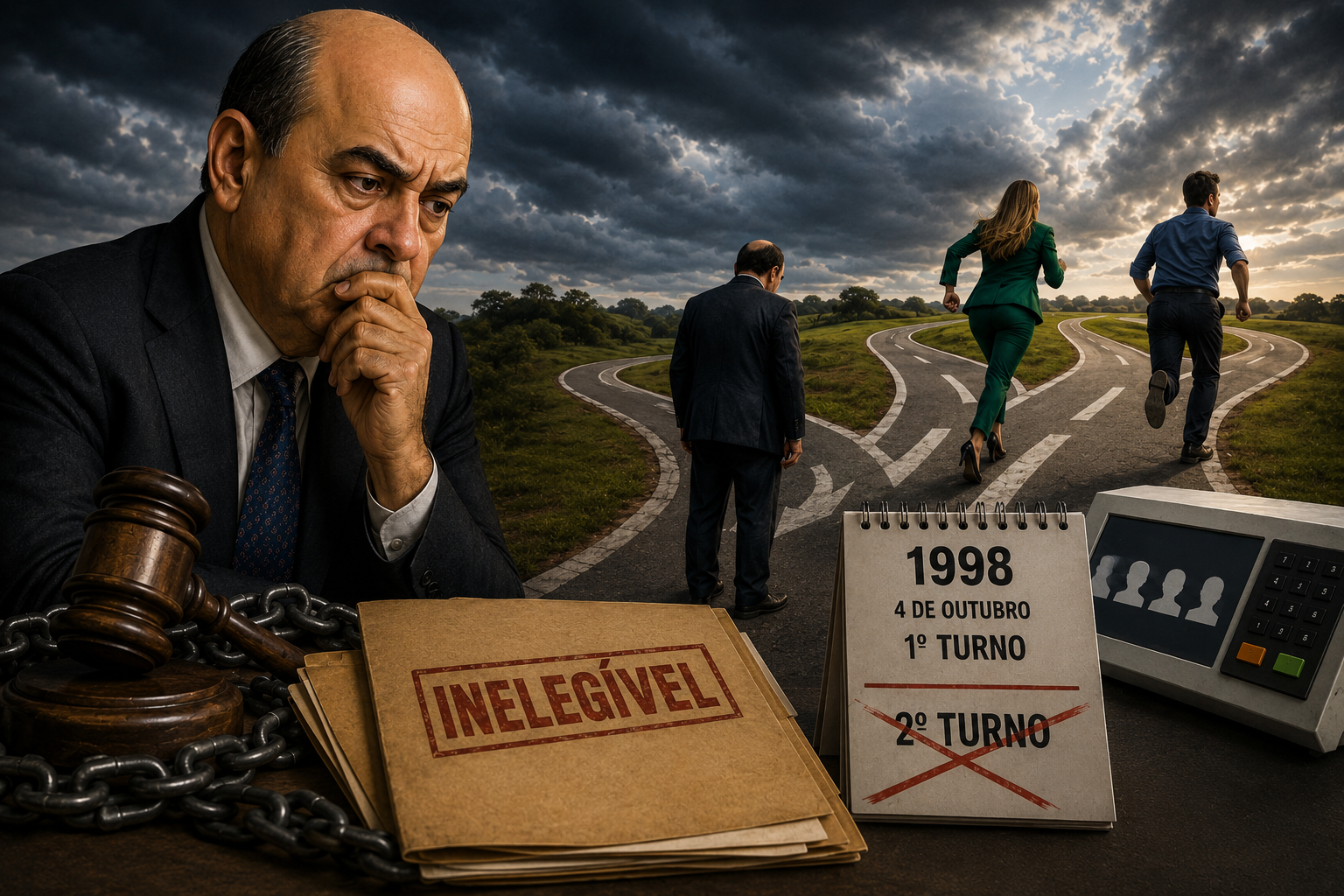 Arruda corre o risco de repetir 1998 e ficar fora do 2º turno