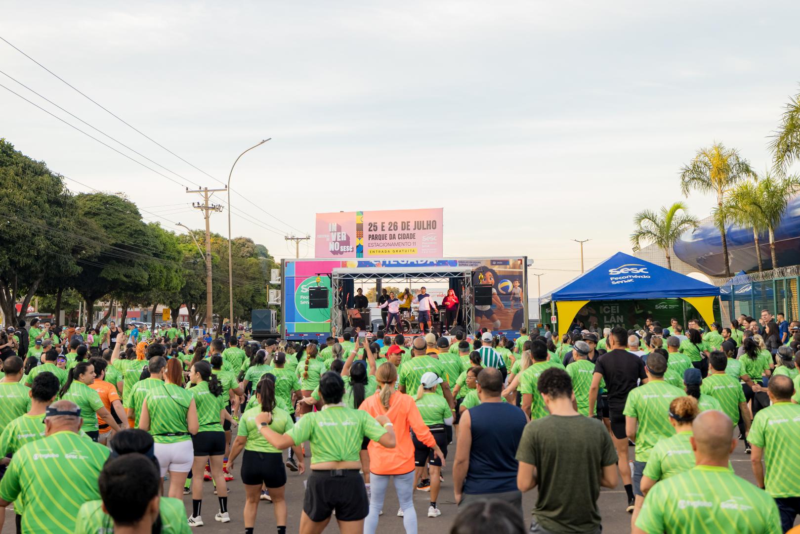 Ceilândia recebe 2,5 mil atletas na etapa do Circuito Sesc + Corridas