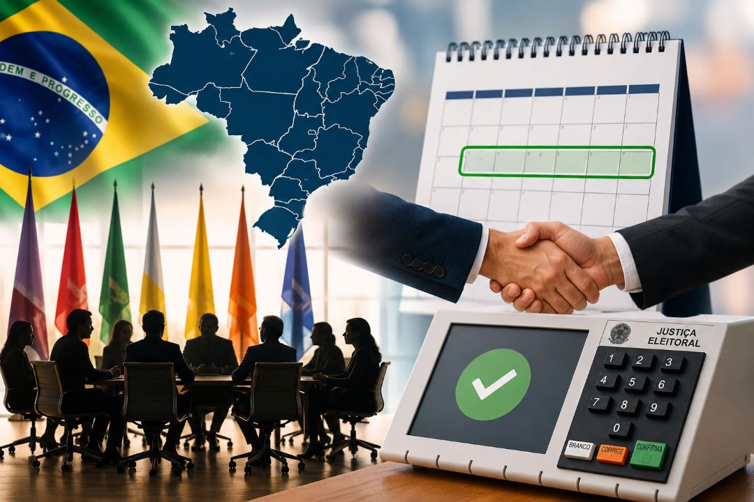 Agora começou pra valer! Convenções partidárias para as eleições de 2026 começam nesta segunda (20)