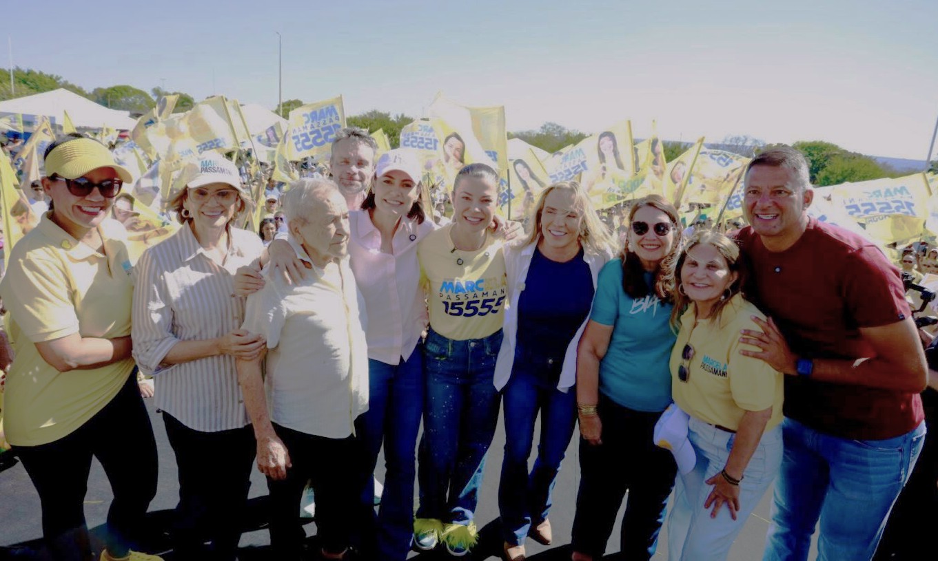 A força do ‘Tsunami Amarelo’: Marcela Passamani reúne milhares de apoiadores no lançamento de candidatura à CLDF