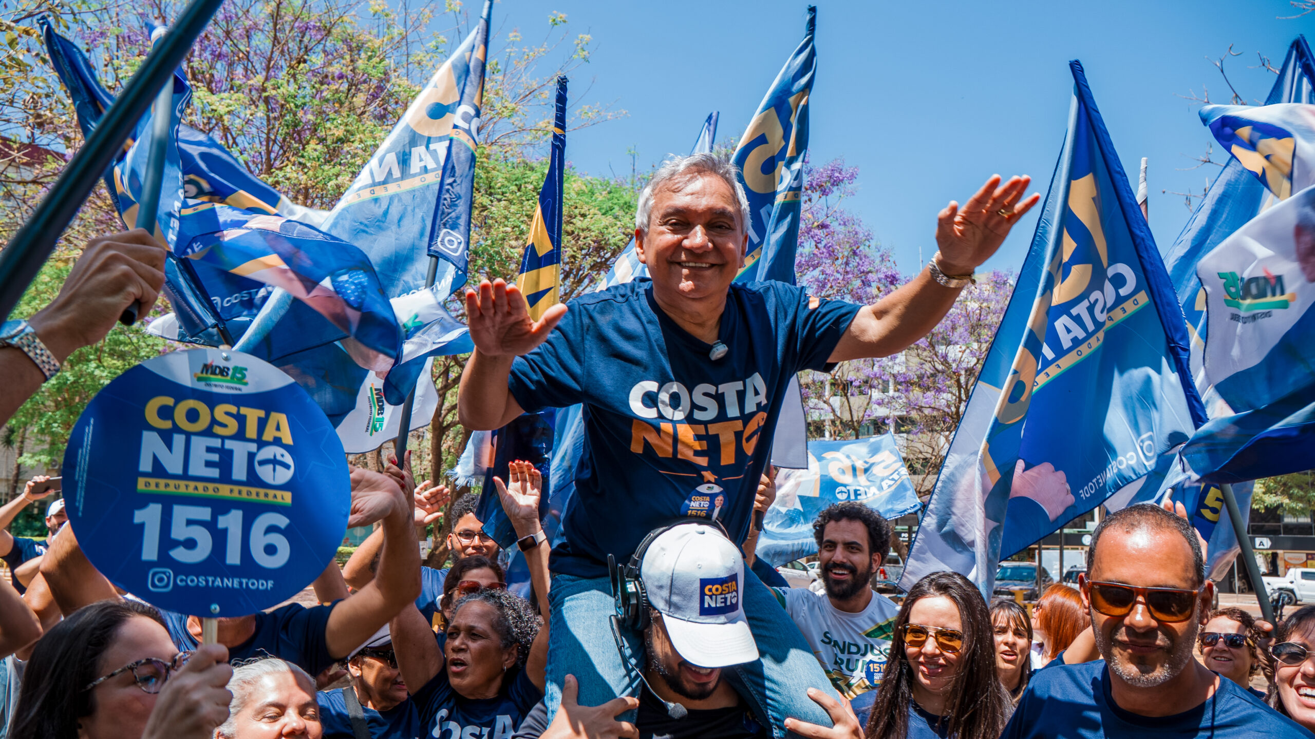 Costa Neto cresce na disputa para deputado federal e ganha força como voz do servidor em Brasília